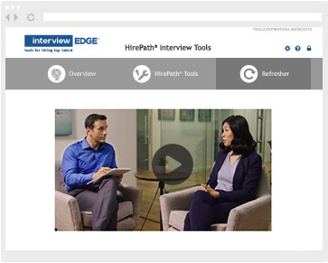 Online interview tools include on-demand video library